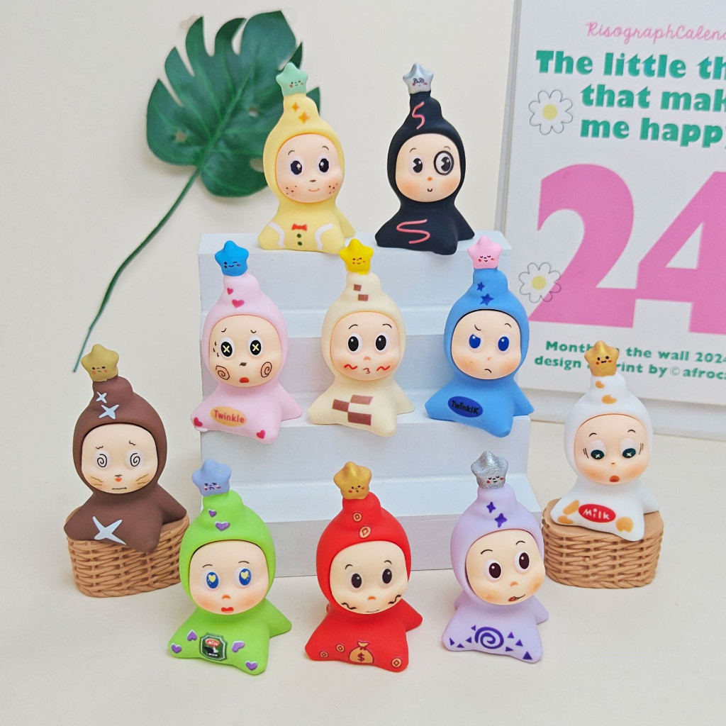 ตุ๊กตาดาว สีสัมผัสนุ่ม โมเดลของเล่นสะสม อุปกรณ์แต่งตุ๊กตา DIY ของเล่นน่ารัก