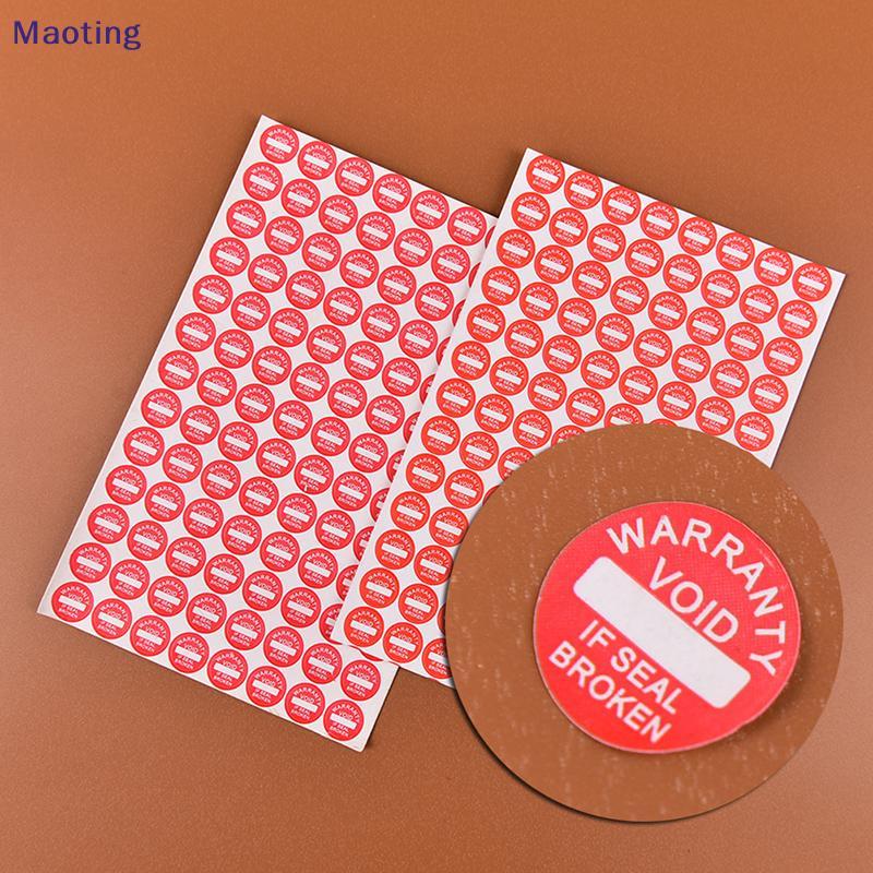 [maoytingHOT] 208Pc 10 มม.รับประกันเปราะบางป้ายซีล stier รับประกันสากล VOID steier [Mt]