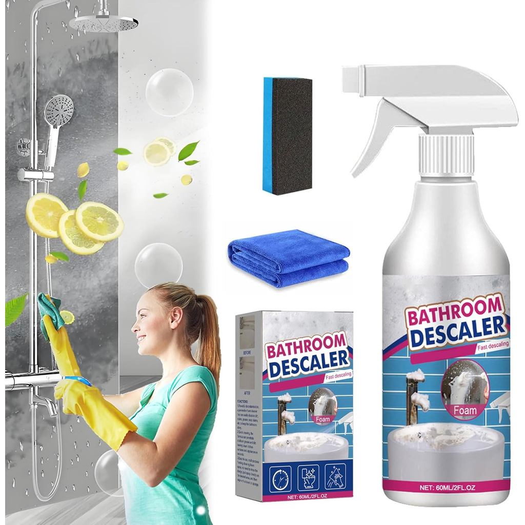 Life Sunny Bathroom Descaler, Lifesunny Bathroom Cleaner, Life Sunny Bathroom Foam Cleaner, 60ml Lif