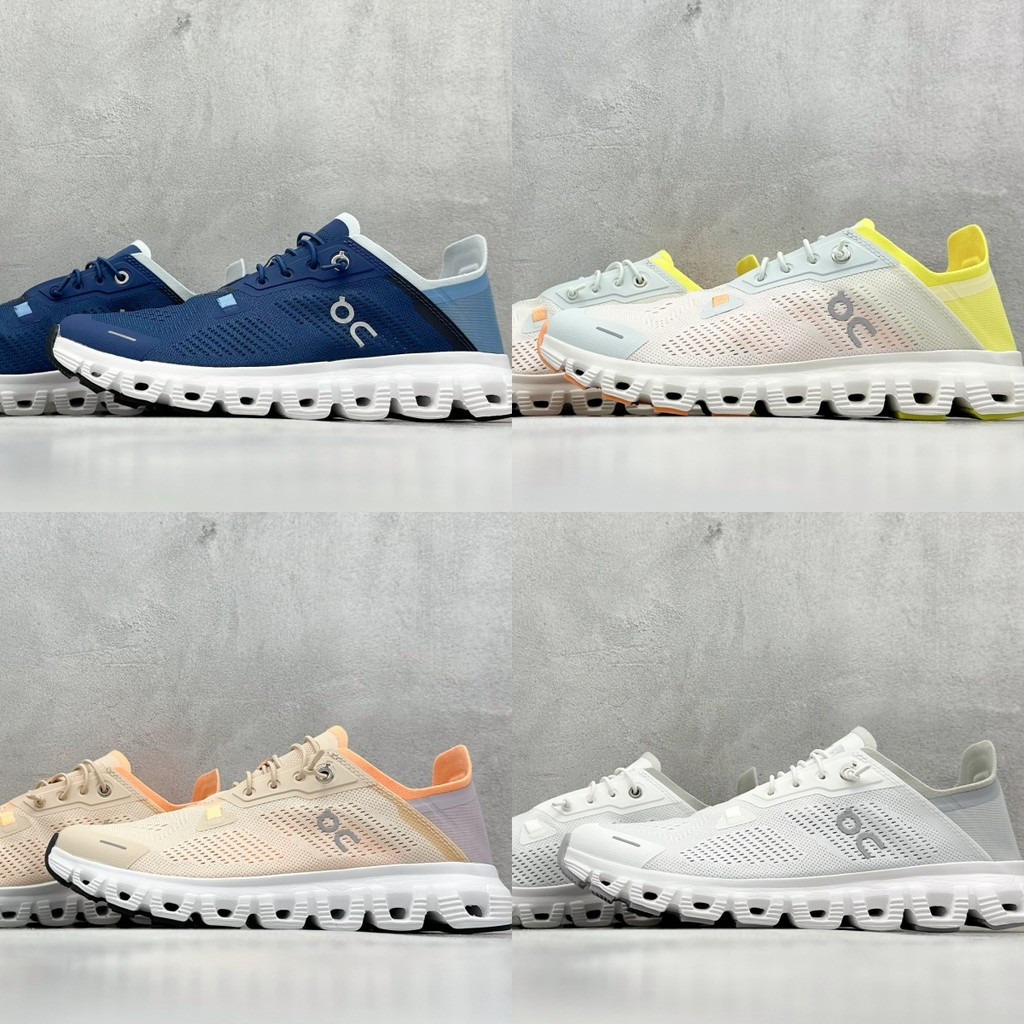 On Running On Cloud 6 Cloud6 รองเท้าวิ่งกันน้ําสําหรับผู้ชายและผู้หญิงรองเท้าผ้าใบ Unisex คู่น้ําหนักเบาสีดําสีขาว 2025 36-46