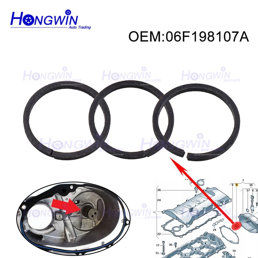 Timing Chain Housing Oil Control Seal O-Ring 06F198107เอ 06ฉ109088G สําหรับ VW EOS GTI Jetta MK5 Pas