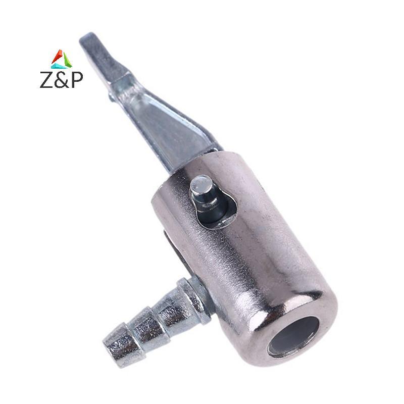 Z&P Inflator หัวฉีดปั๊มลมอะไหล่ซ่อมโลหะผสมสังกะสีปากจักรยานรถยนต์ไฟฟ้า COD
