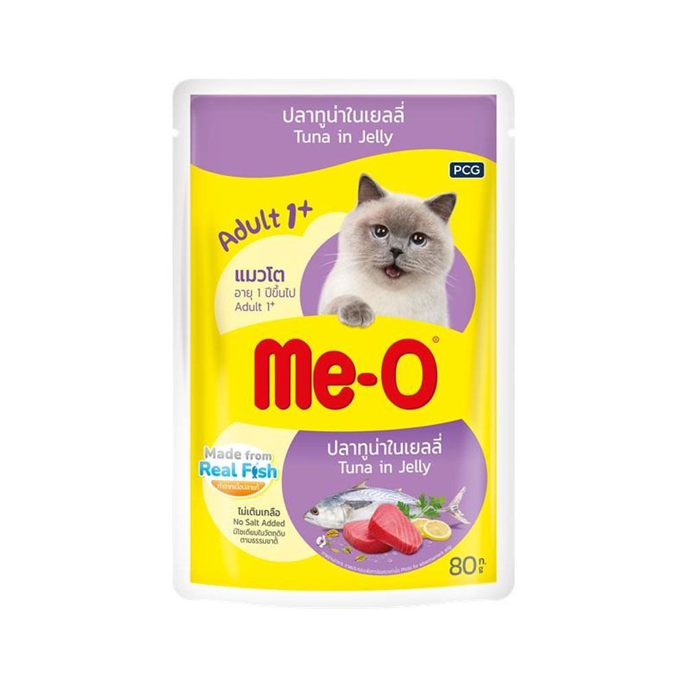 [สินค้าส่งด่วน] มีโอชนิดเปียกซอง ปลาทูน่า 80 กรัม MEO POUCH TUNA 80G.