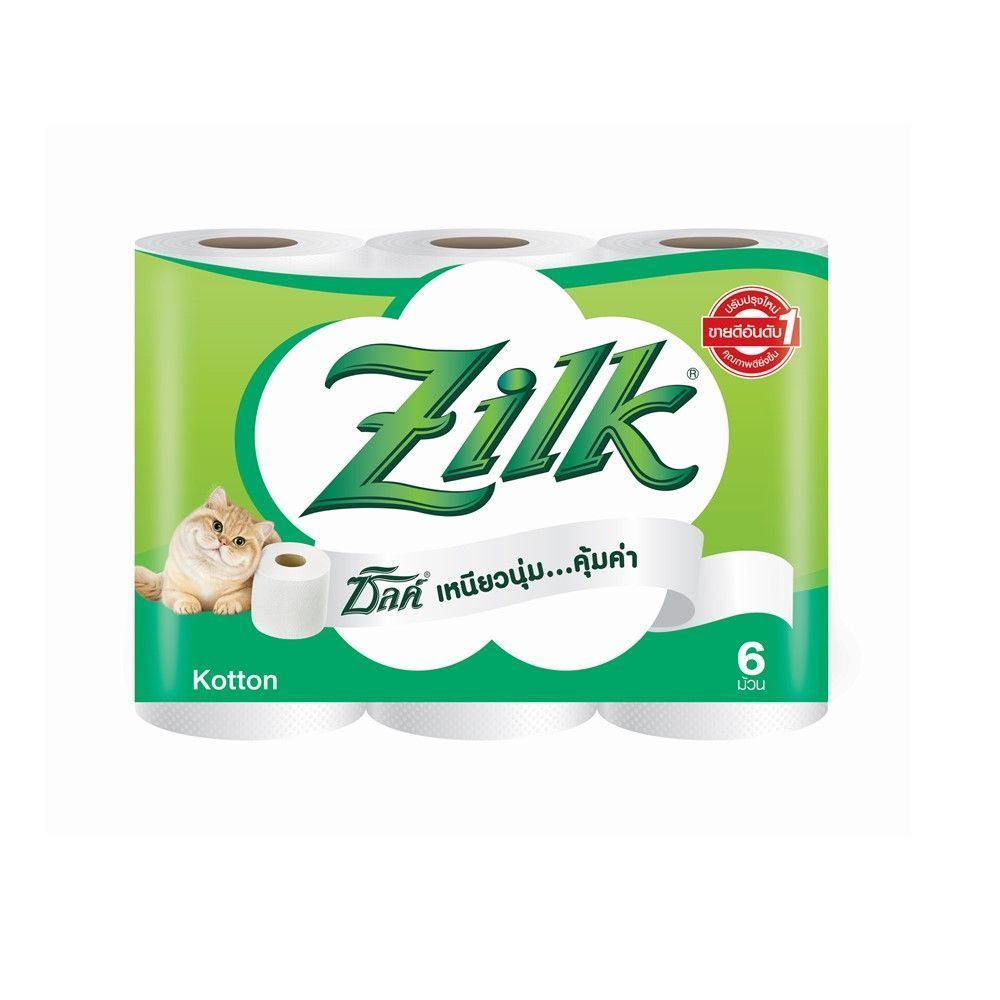 [สินค้าส่งด่วน] ซิลค์กระดาษคอตตอนม้วน X6 ZILK COTTON 6 P