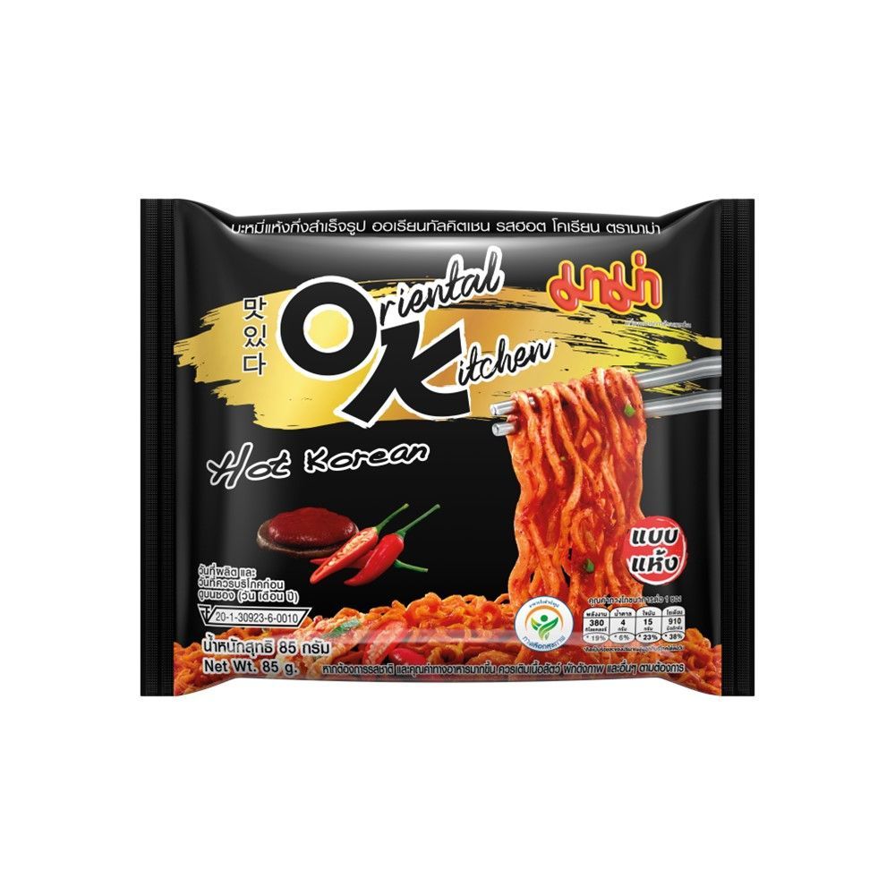 [สินค้าส่งด่วน] มาม่าออเรียลทัล รสฮอตโคเรียน 85ก. MAMA OK HOT KOREAN 85G.