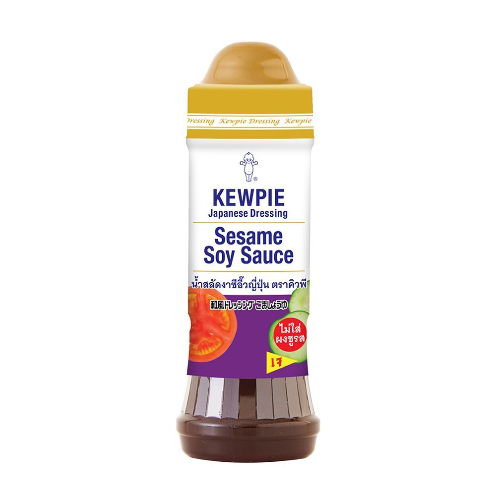 [สินค้าส่งด่วน] คิวพีน้ำสลัดงาซีอิ๊วญี่ปุ่น210มล. KEWPIE SESAME SOY SAUCE DRESSING 210ML.