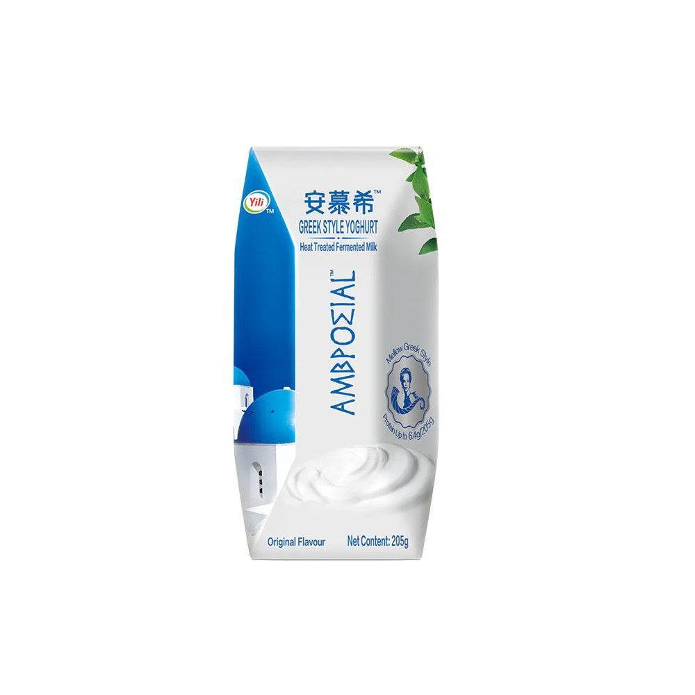 แอมโบรเซียล กรีกโยเกิร์ต รสออริจินอล 205 กรัม AMBROSIAL GREEK YOGURT ORIGINAL 205 G