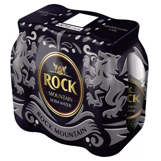 [สินค้าส่งด่วน] ร็อค เมาเท็น โซดา 325 มล. X6 ROCK MOUNTAIN SODA WATER 325 ML. X6