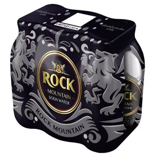 [สินค้าส่งด่วน] ร็อค เมาเท็น โซดา 325 มล. X6 ROCK MOUNTAIN SODA WATER 325 ML. X6