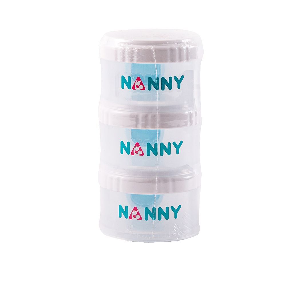 [สินค้าส่งด่วน] แนนนี่ ช่องแบ่งนม 3 ช่อง S3-N201 NANNY POWDER CONTAINER 3 LAYER S3-N201