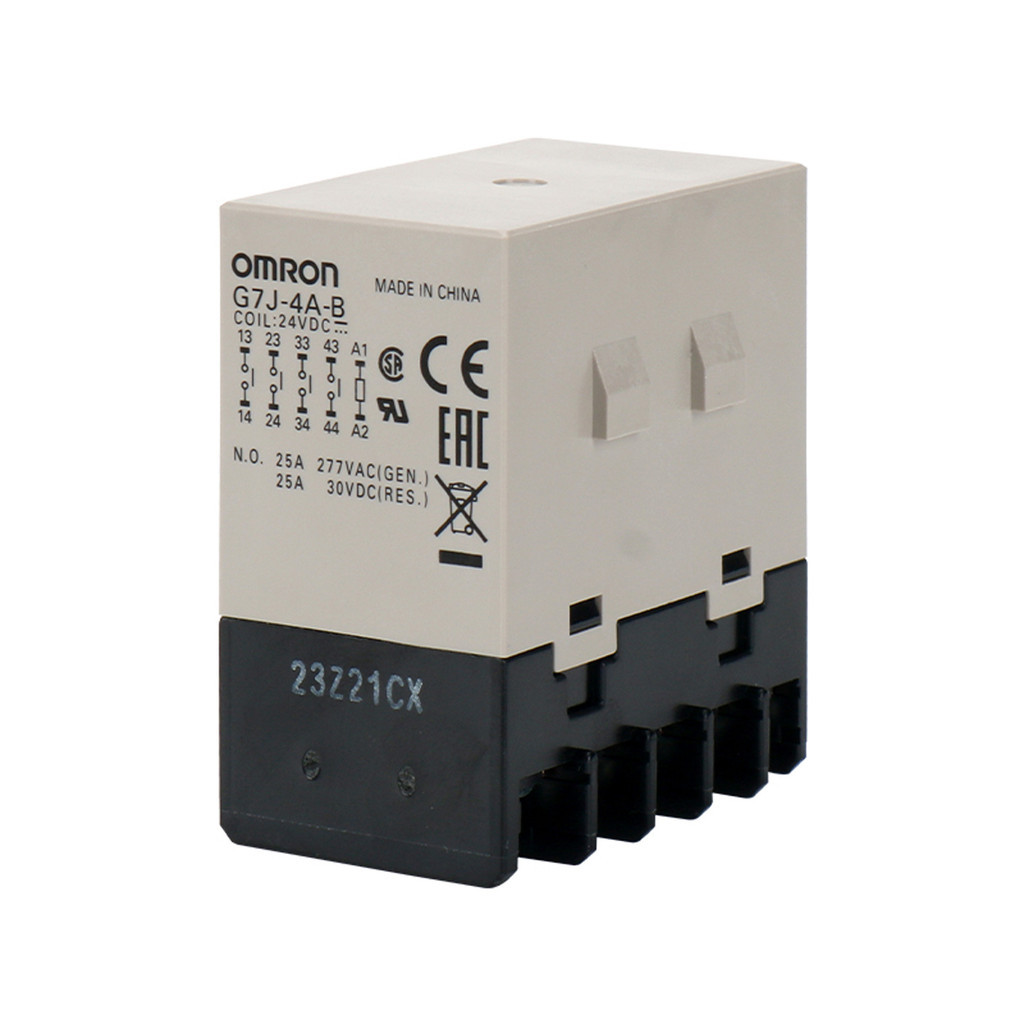 รีเลย์กำลังสูง OMRON G7J-4A-B DC24 G7J-2A2B-P และ G7J-3A1B-PZ