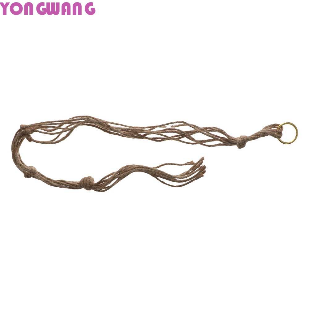 YONGWANG66HR เชือกกระถางดอกไม้ Knotted Vintage แขวนพืช