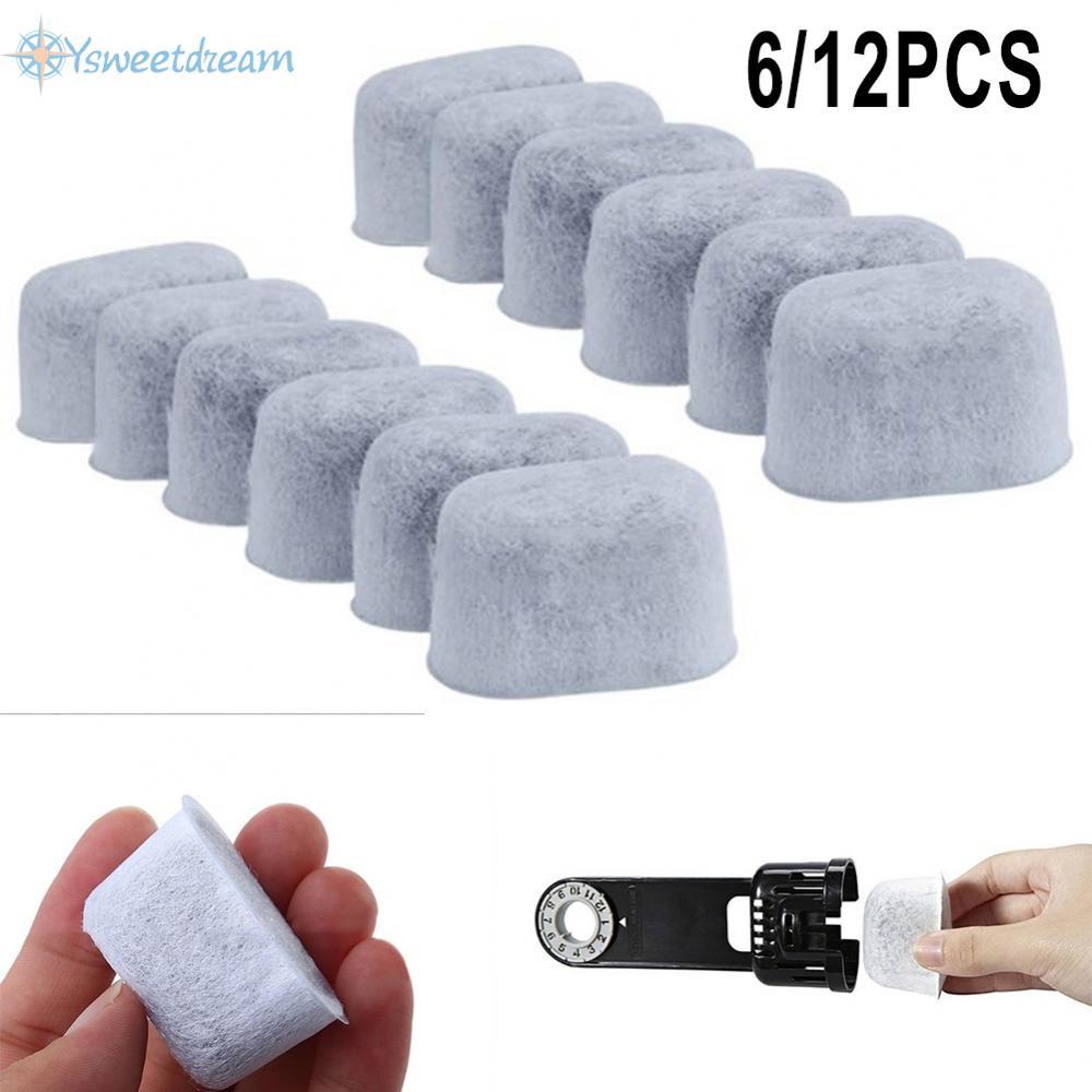 【SWTDRM】Charcoal Water Filters Coconut Shell Activated Carbon 6pcs Replacement