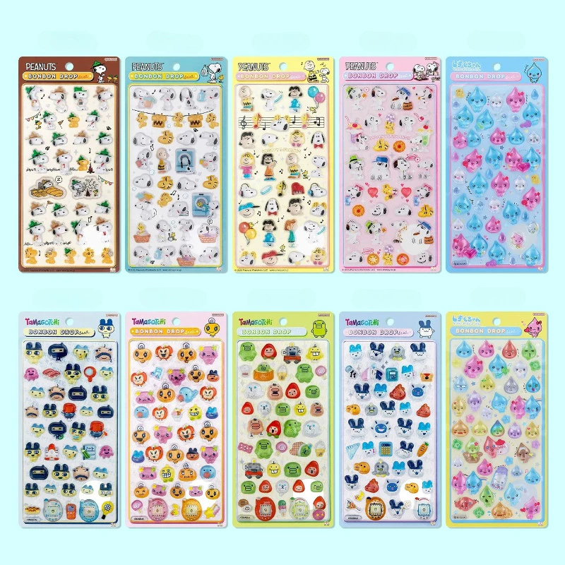 สติกเกอร์คริสตัลสามมิตินูน Uzachi การ์ตูนน่ารัก การ์ตูน DIY ตกแต่งของขวัญน่ารัก