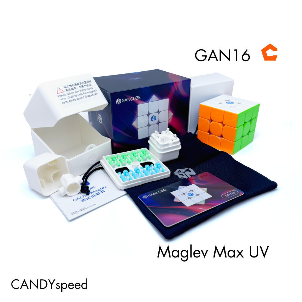 รูบิค GAN16 Maglev Max UV 3x3 Cube , MAXL, MAX-L UV| by CANDYspeed