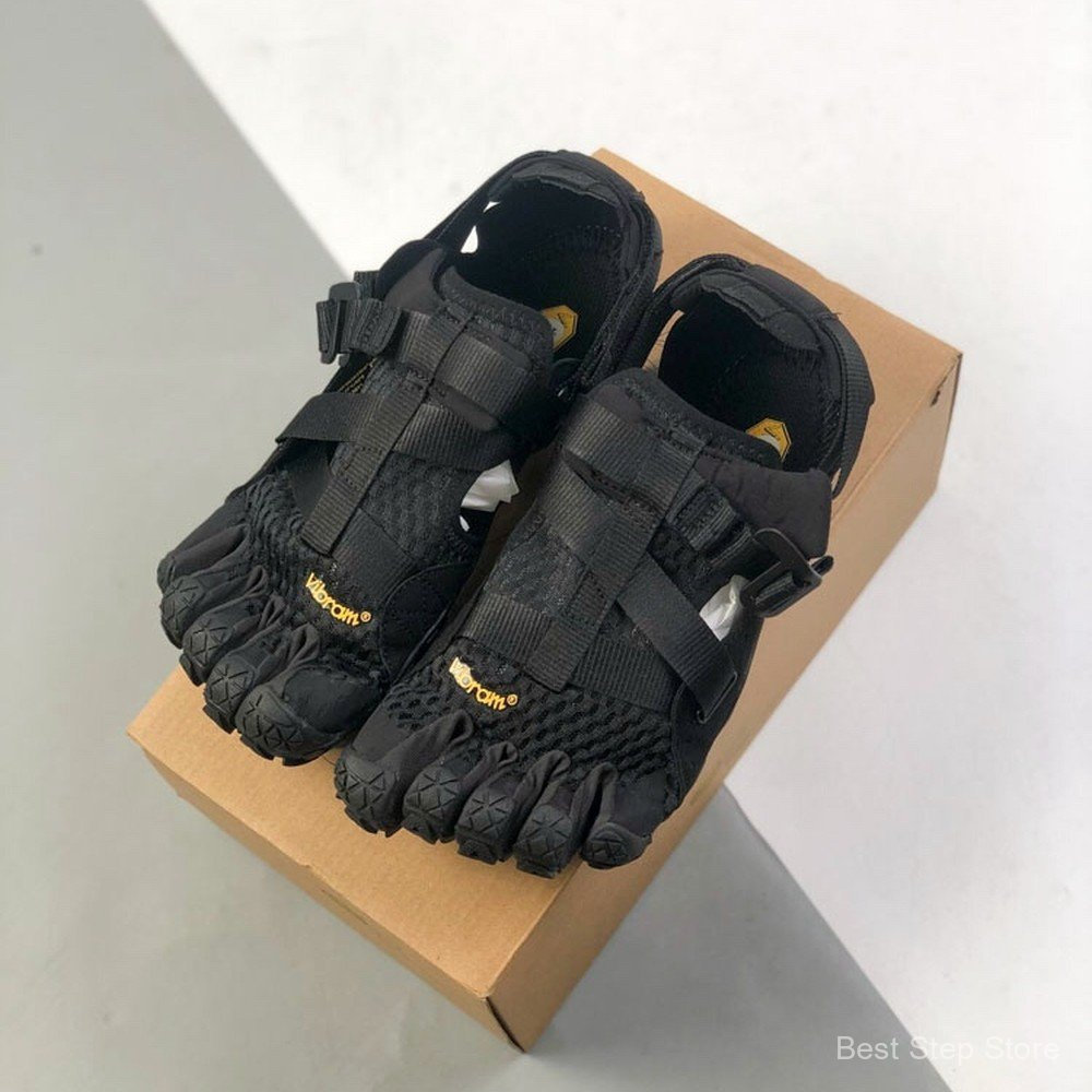 Vibram SUICOKE LOW-CUT Five Fingers Nin-Lo สลิปทับเท้า กันลื่นเบาพิเศษ ฟิตเนสกลางแจ้ง unisex สเก็ตบอร์ด ท่อง กีฬา รองเท้าอเนกประสงค์ เทรนนิ่งโยคะ