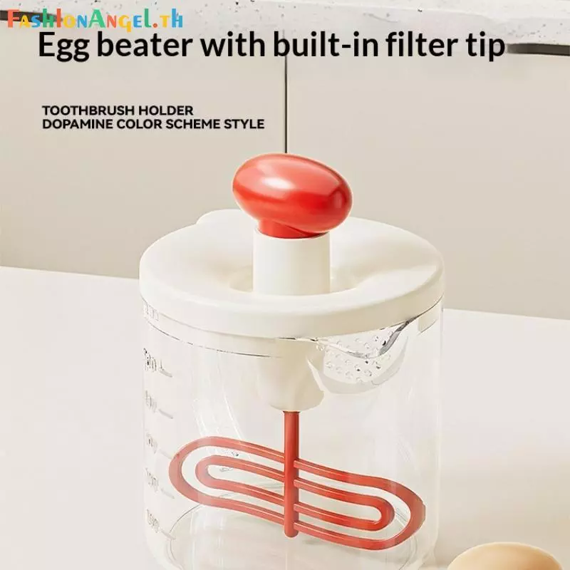 FAngel Home Egg Cup Manual Press Egg Churn Cream Whipper thumbnail 5