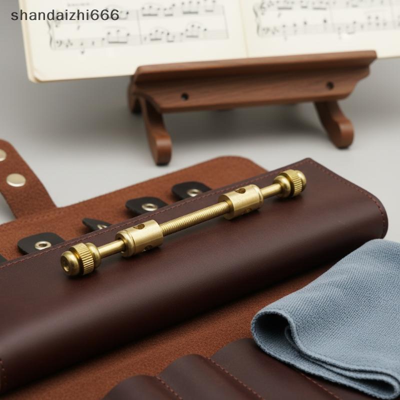 [SHA] et ชุดก้านปรับเสียงทองเหลือง 2 ชิ้น Precision Tuning Tube เครื่องมือสไลด์สําหรับซ่อมนักดนตรี [
