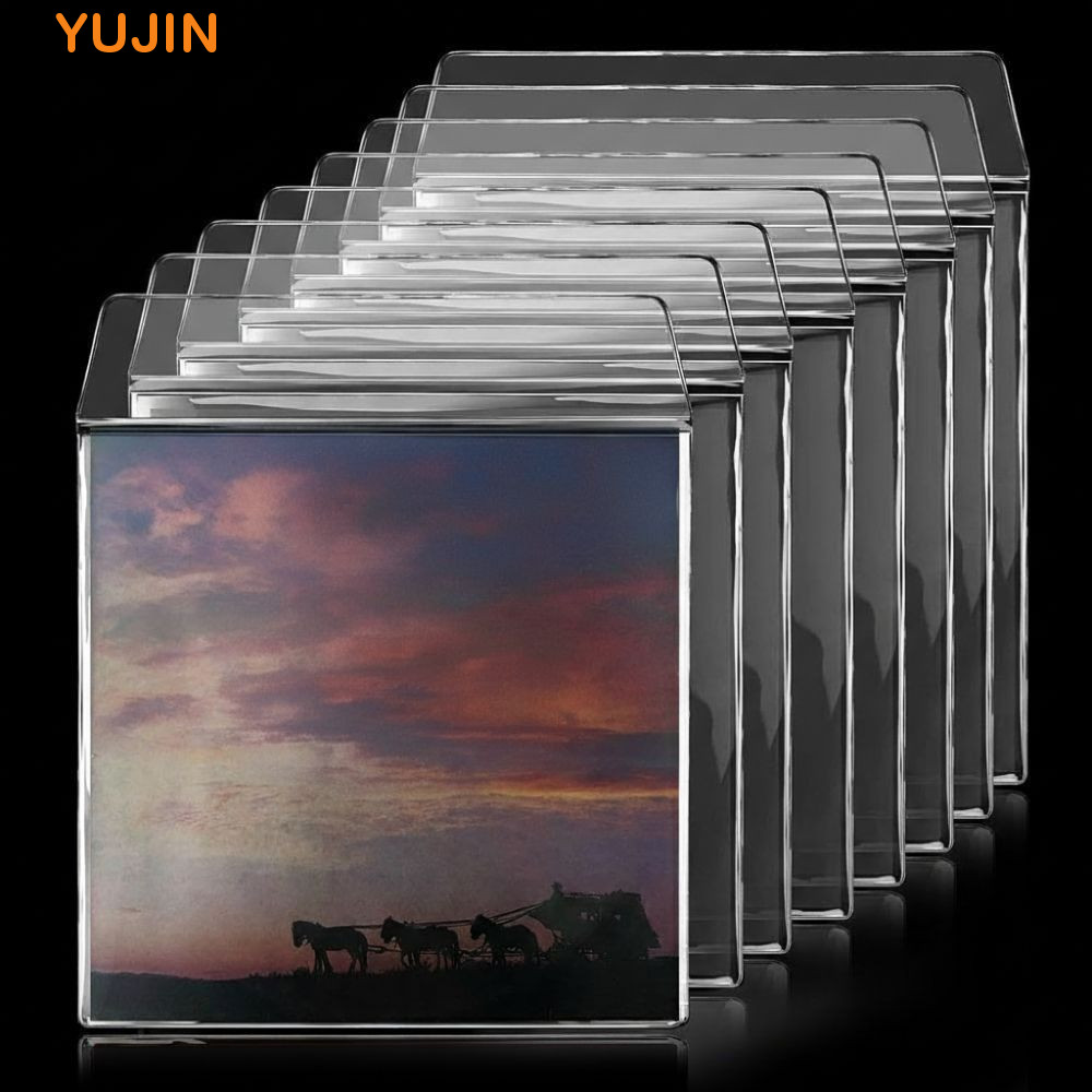 YUJINTH LP ปกบันทึก, 7/10/12 นิ้วหนาไวนิล Records Sleeve, ที่มีประโยชน์ Resealable Record Protection