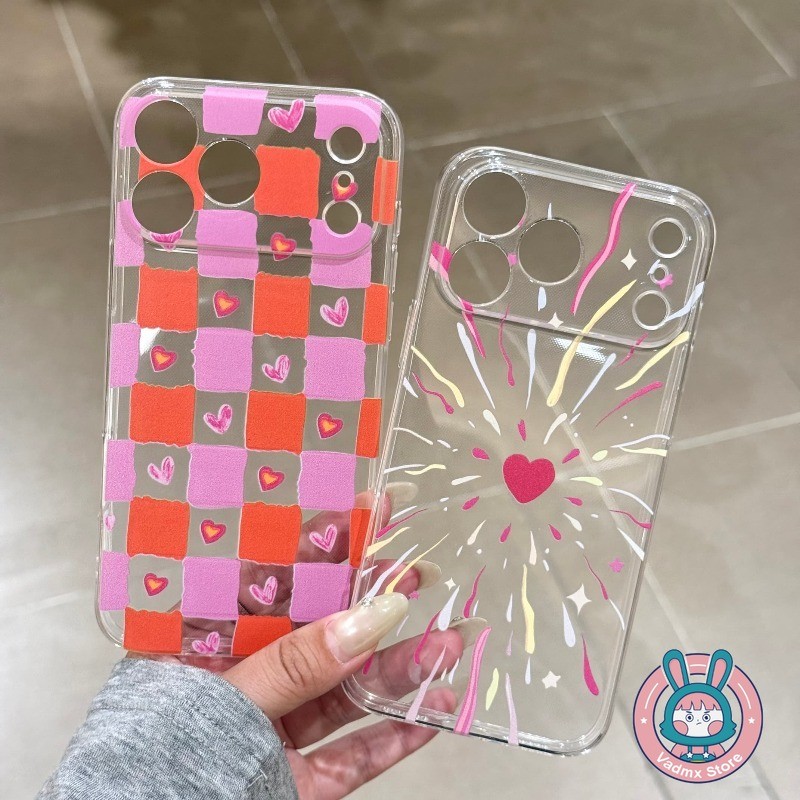 Love Heart สําหรับ Vivo Y04 Y04S Y03 Y02 Y02s Y02A Y02T Y01 T4R T4X T2X T3 Lite T1 T1X Y9s Y7s Y95 Y
