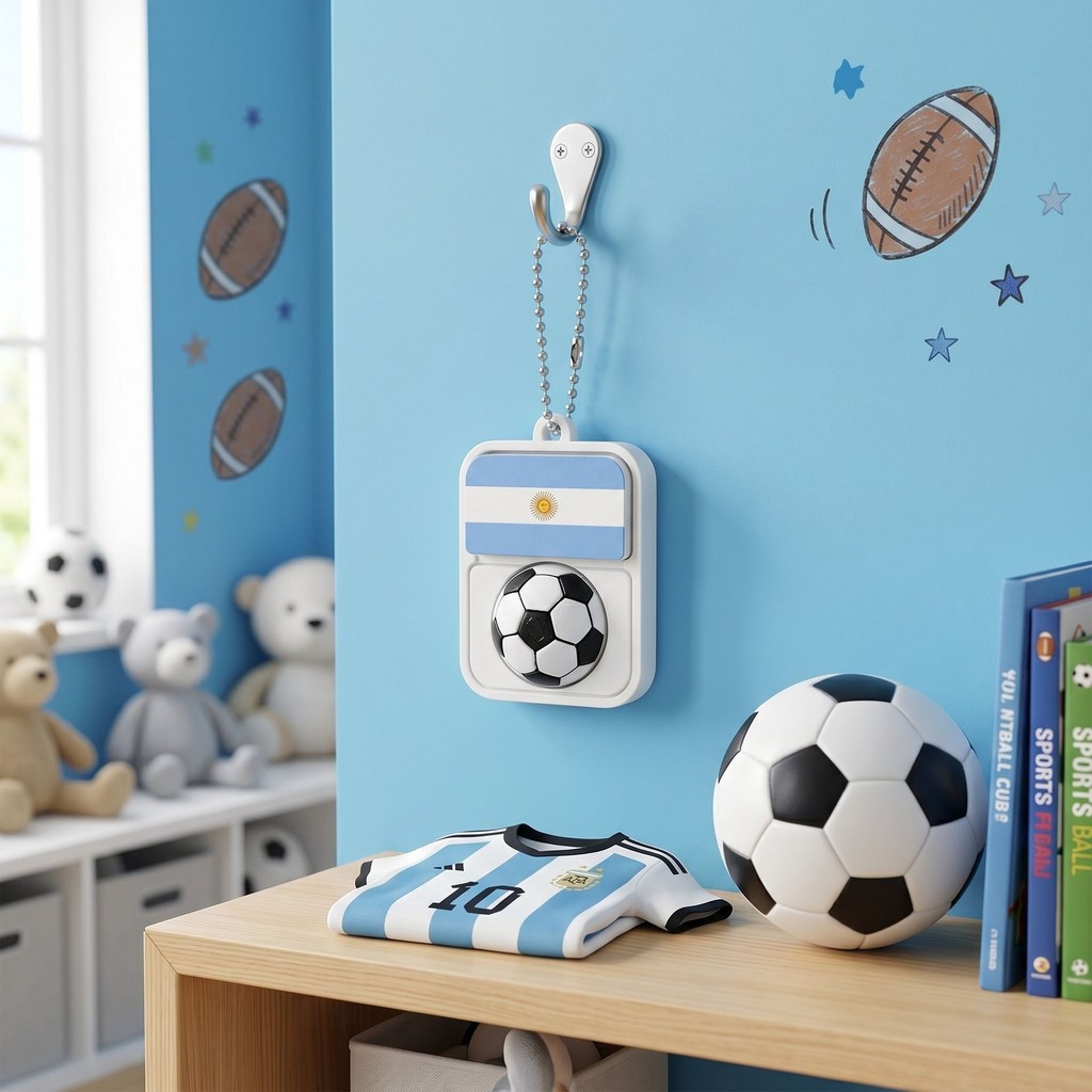 2026 Megamo World Cup Football Clicker National Flag Pendant Football Fan ของที่ระลึก Decompression 