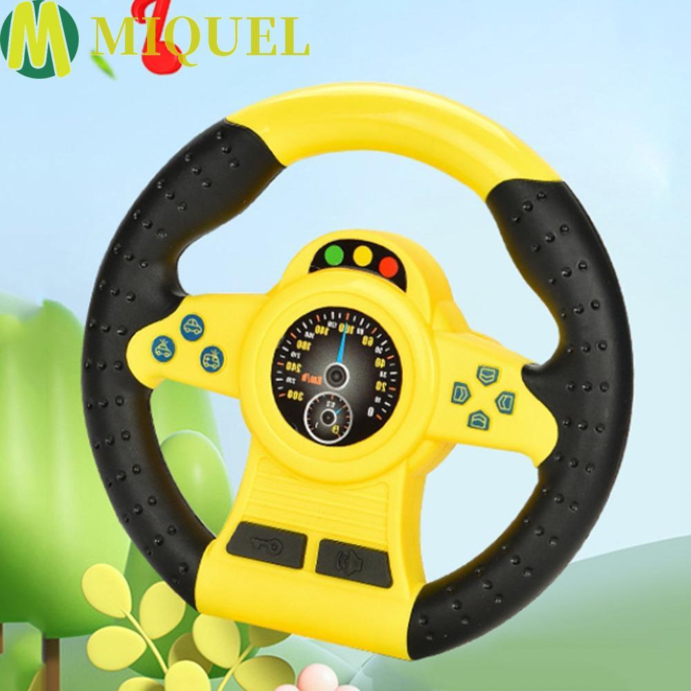 พวงมาลัย MIQUELZA Copilot 360 ° หมุนการศึกษาในช่วงต้นจําลองของเล่นพวงมาลัย,จําลองแบบโต้ตอบอเนกประสงค