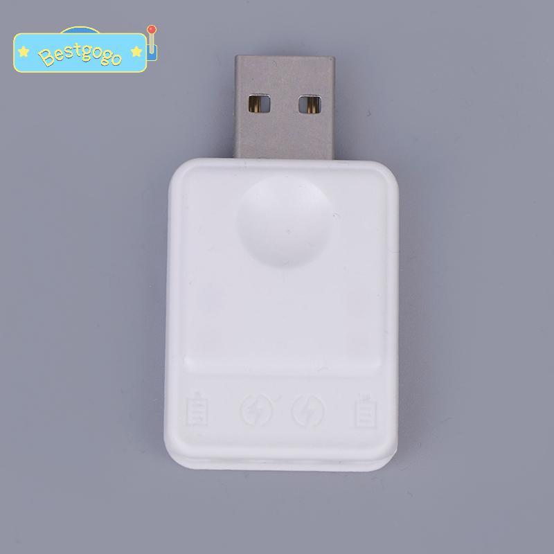 [Bestgogo-t] CR425 เครื่องชาร์จแบตเตอรี่ไฟฟ้าตกปลาลอยชาร์จ CR425 แบตเตอรี่เครื่องชาร์จ USB 2 รูอะแดป
