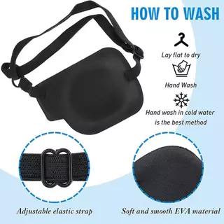 NNL ผู้ใหญ่และเด็ก Monocular Eye Mask Monocular Cover Light Blocking Amblyopia Correction 3D Stereoscopic Strabismus Correction Eye Mask