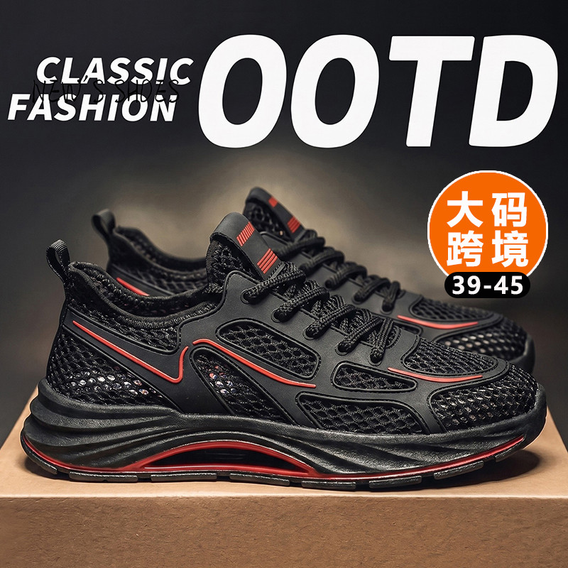 รองเท้าผู้ชายขนาดใหญ่ SIZE39-45 รองเท้าผู้ชายขนาดใหญ่สุทธิรองเท้าผ้าใบกลวงทุกการแข่งขันแม่น้ําต้นน้ํ
