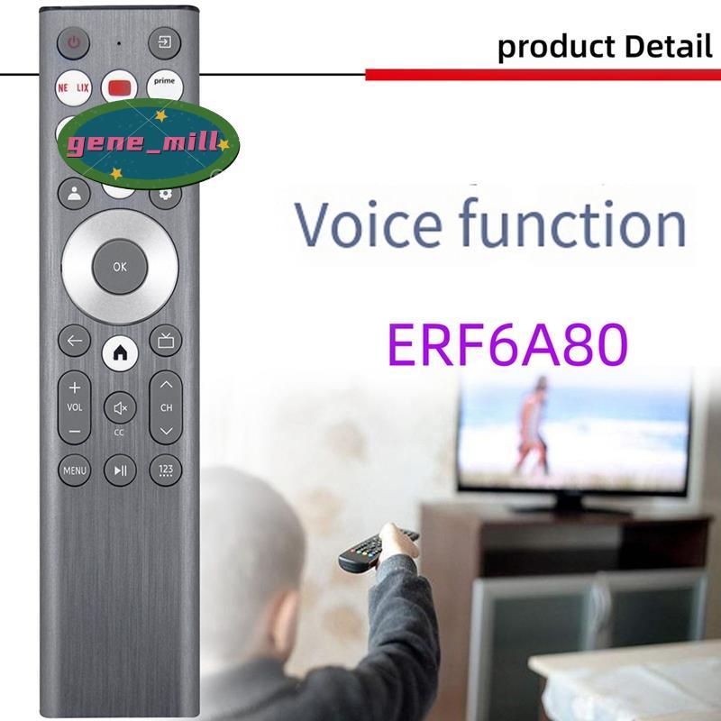 สําหรับ ERF6A80 เสียงรีโมทคอนโทรลสําหรับ A7 U8 Series 4K สมาร์ททีวีการเชื่อมต่อบลูทูธ