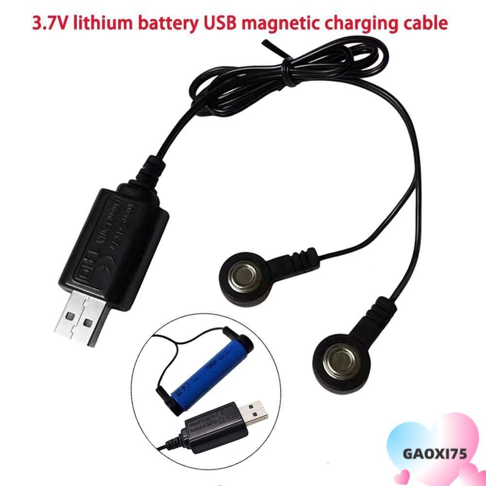 GAOXI75 1 ชิ้นแบตเตอรี่ลิเธียม Charger, Universal 3.7 V 4.2 V แบตเตอรี่ชาร์จ, USB Magnetic USB Magne