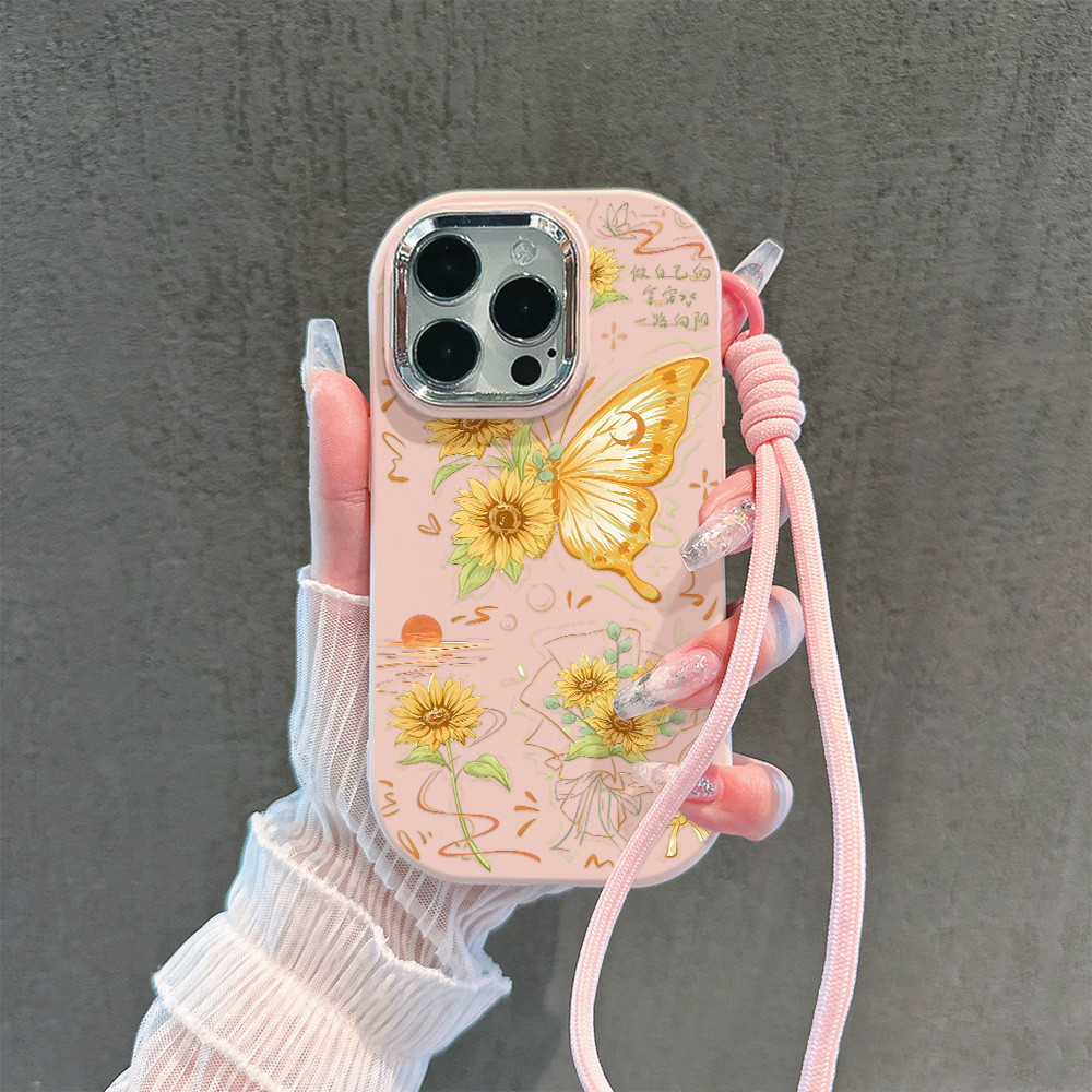 HP [เคส+สร้อยข้อมือ]เคสสําหรับOppo A57 A12 A7 A55 A11 A38A3SA5A12EA33A54 F17PRO A8 A58 RENO4/5/6/7/8