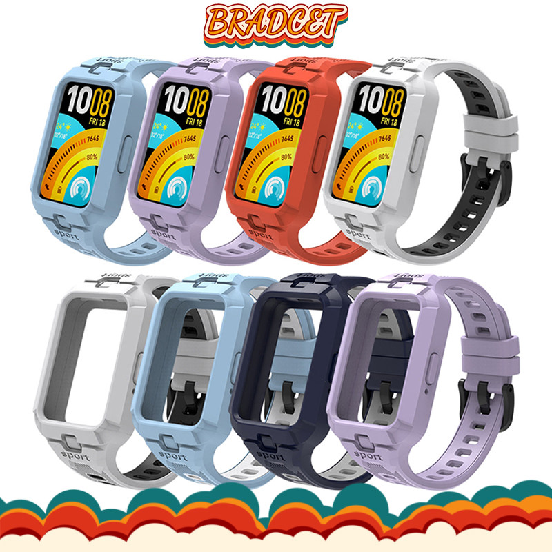สายรัดกรณีซิลิโคน for Smartwatch Huawei Band 11 / Huawei Band 11 Pro อุปกรณ์ปกป้องหน้าจอกีฬา for Huawei Band 11 11 Pro