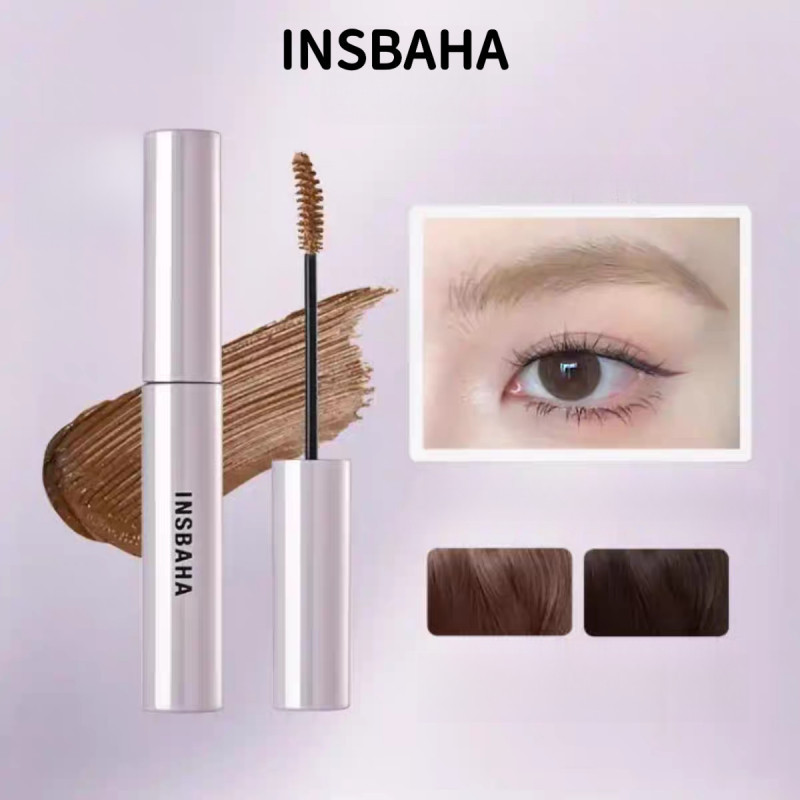 INSBAHA Eyebrow Dyeing Cream Soft Mist Wavy Eyebrow Dyeing Cream ติดทนนานกันน้ําและไม่ง่ายที่จะจางหา