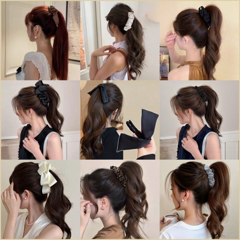 2026 ใหม่สไตล์เกาหลีกล้วยคลิปแฟชั่นผมหางม้าสูงบิดกิ๊บสําหรับผู้หญิง