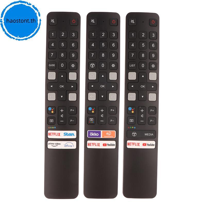 Hastont 1 ชิ้น DIY อุปกรณ์เสริมสําหรับ TCL Android 4K LED สมาร์ททีวีรีโมทคอนโทรล RC901V FAR1 FMR1 FM