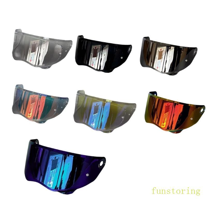 FUN หมวกกันน็อคหลายสี Sun Shield สําหรับ HJC V10 HJ41 รุ่นหมวกกันน็อครถจักรยานยนต์พร้อมกลไกการเปลี่ย