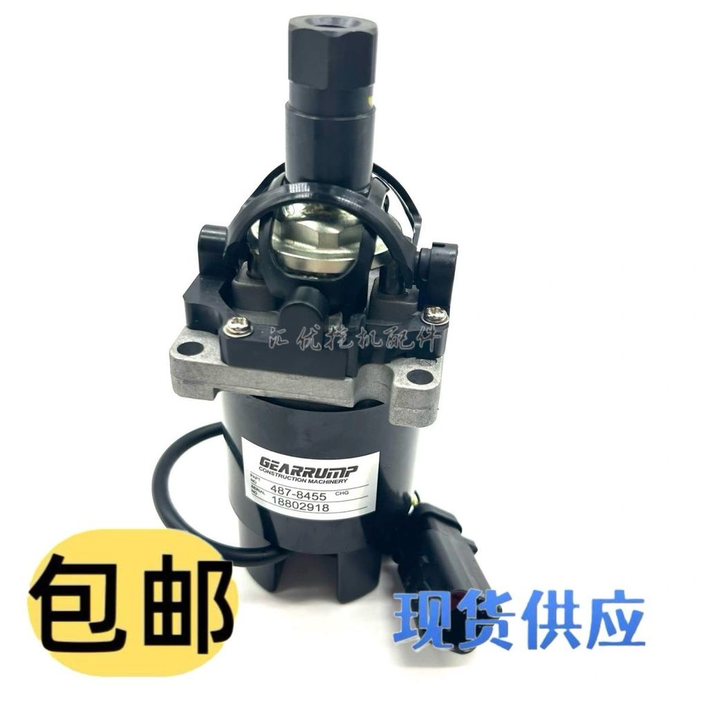 CAT รถขุด CAT320GC 323GX 336E ชุดประกอบด้ามจับจอยสติ๊กควบคุมไฟฟ้าแบบใหม่487-8455