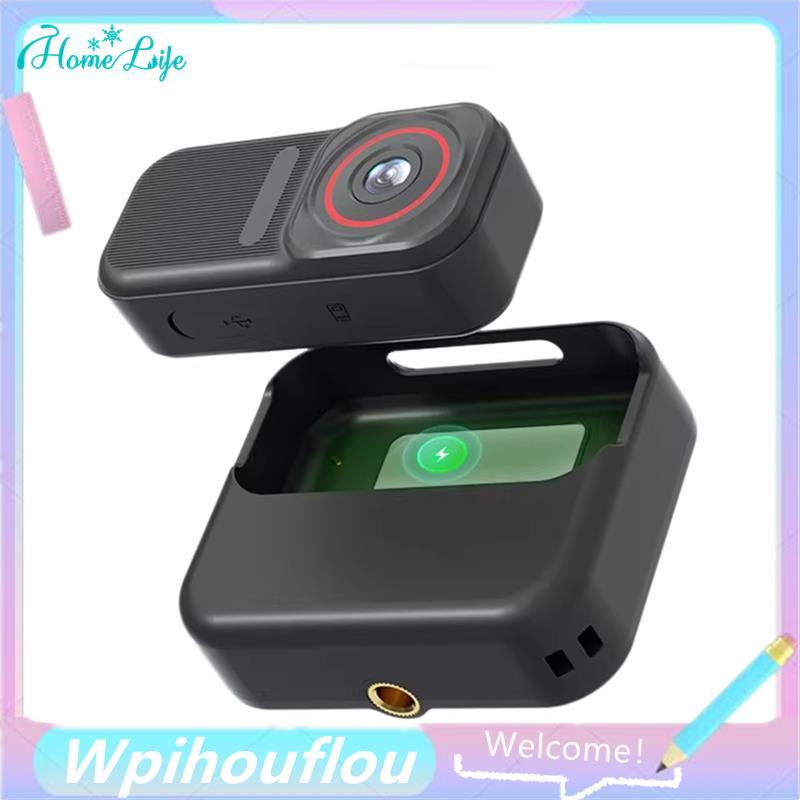[HoME&life] Thumb Camera กล้องพกพา Vlog สําหรับ Vlog Mini Pet Anywhere Camera สีดํา