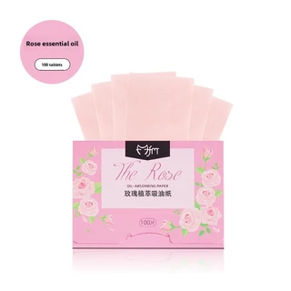 แผ่นดูดซับน้ํามัน 100 ชิ้นสําหรับใบหน้า | กระดาษซับแบบพกพาสําหรับ Shine Control & Mattifying