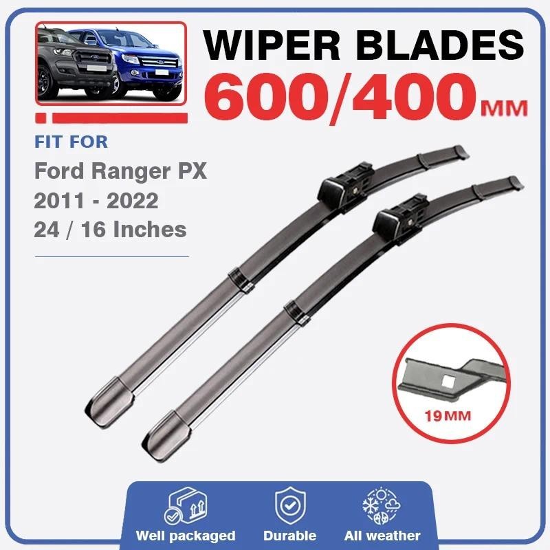 ใบปัดน้ําฝนด้านหน้าชุดสําหรับ Ford Ranger PX 2011 - 2022 PX1 PX2 PX3 กระจกกระจกหน้าต่างรถอุปกรณ์เสริ