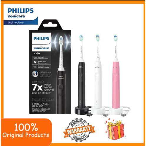 4100 Sonicare Ultrasonic electric toothbrush 7X times removes dental plaque