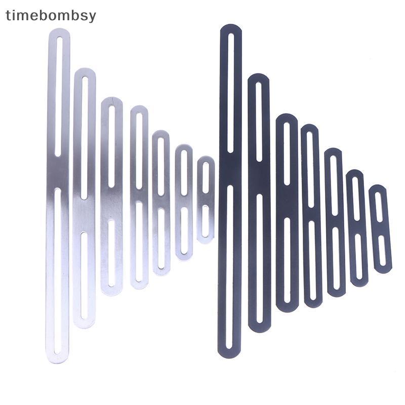 (time) 1 ชิ้นสแตนเลสมุมตรง Braet Bla/Silver Thiened 180 องศาแบนคงที่ Braet Connector ที่วางเฟอร์นิเจอร์ (TH)