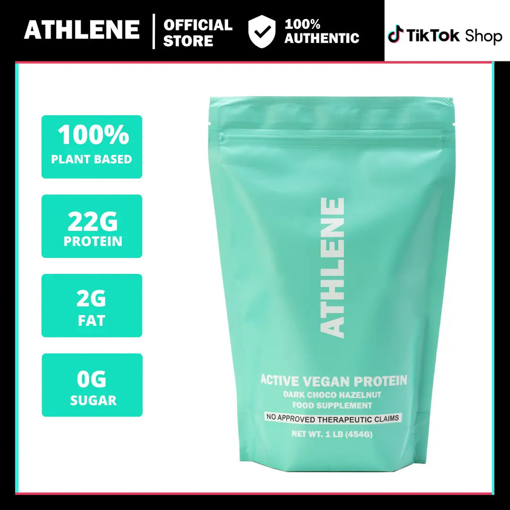 ACTIVE Vegan Protein 1LB (Pea and Rice Protein Plant Protein Powder with MCT)