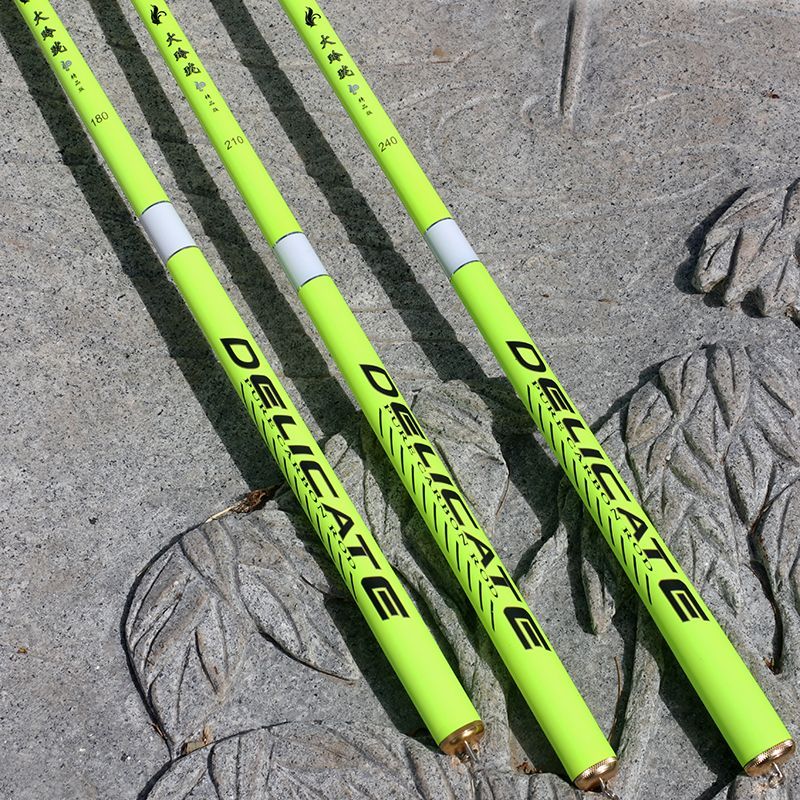 เบ็ดตกปลา Taiwan Ultra-Light Super Hard 8H19 สีดำ เรือนกระจก พร้อมชุดอุปกรณ์ตกปลาครบเซ็ต