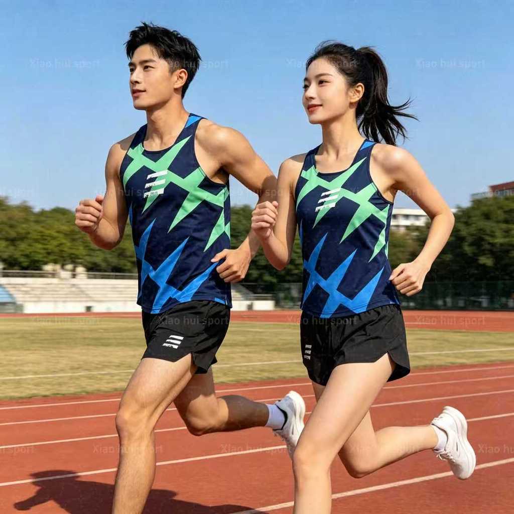 Track and Field Suit Marathon Running Vest Sportswear Track and Field Suit Marathon Running Vest Spo