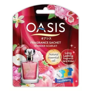 (แพ็ค 6 ซอง) OASIS FRAGRANCE SACHET ถุงหอมปรับอากาศโอเอซิส ขนาด 20 กรัม