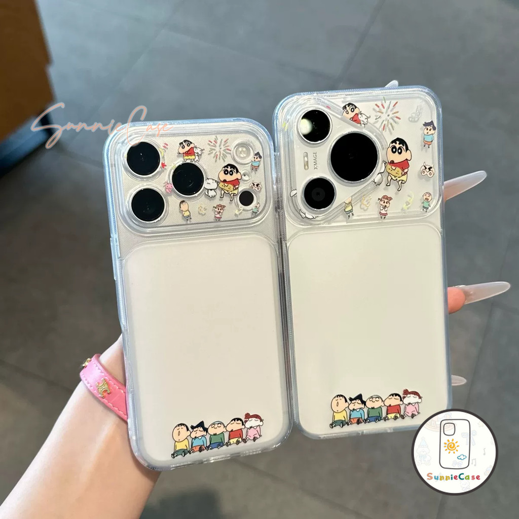 เหมาะสำหรับ IPhone 17 12 15 11 Pro14 16 15 Plus 15 17 16 13 Pro Max อะนิเมะน่ารักโปร่งใสวัสดุป้องกันการตกที่เหนือกว่า