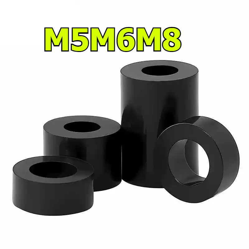 คอลัมน์แยก ABS สีดําผ่านคอลัมน์แขนไนลอน, คอลัมน์แยกฉนวน M5/M6/M8 MHJ-MB