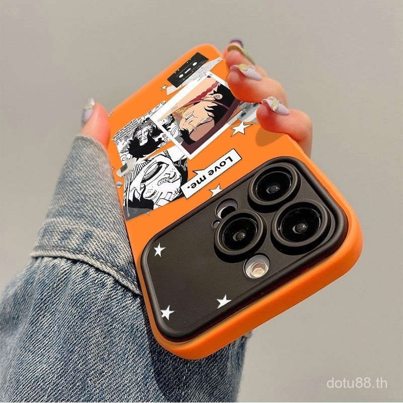 เคสโทรศัพท์เคสโทรศัพท์เคสโทรศัพท์ การ์ตูนโจรสลัดอัลบั้มภาพโทรศัพท์ Soft Case Frosted ใช้งานร่วมกับ i